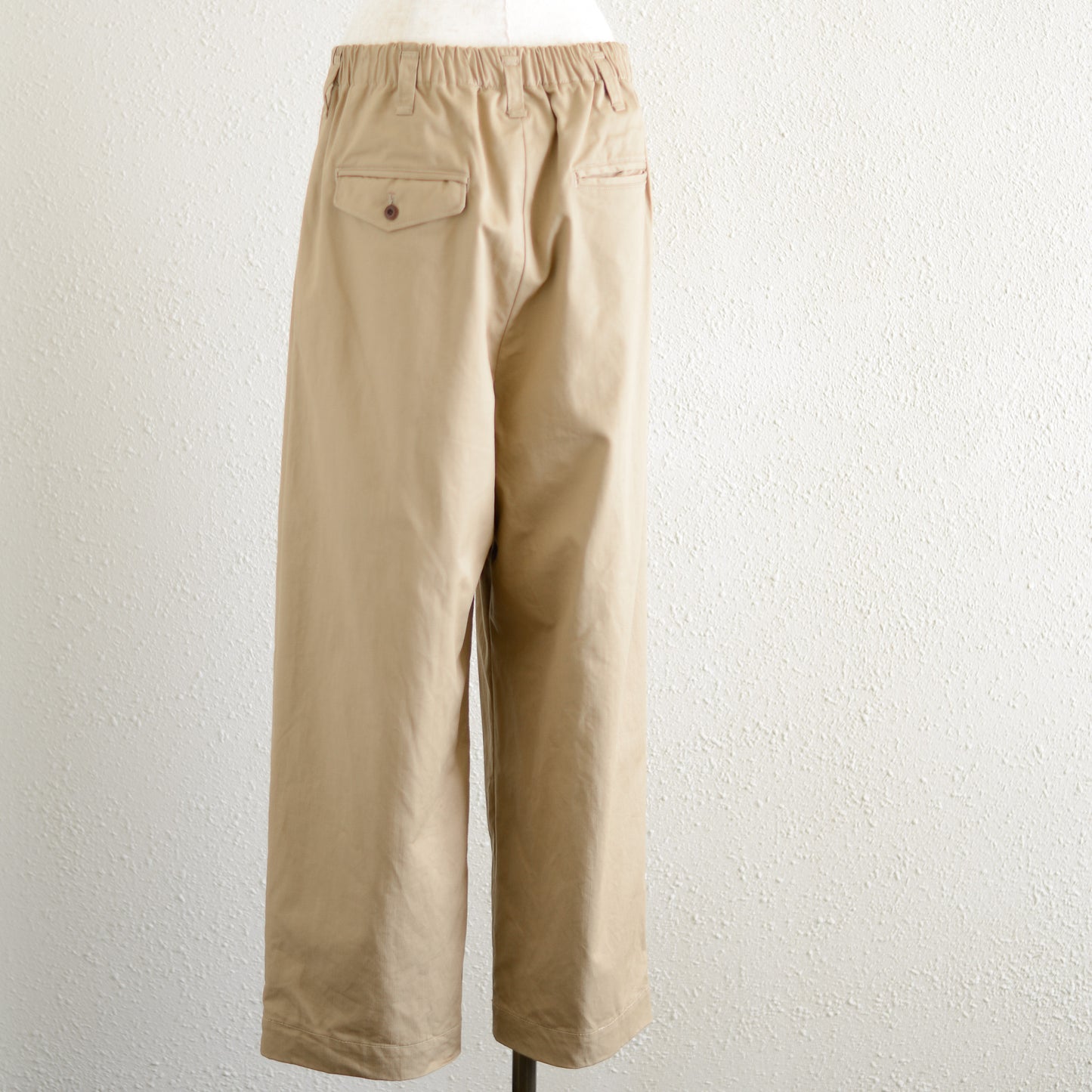Cotton Tapered Chino Pants, Kahki Beige