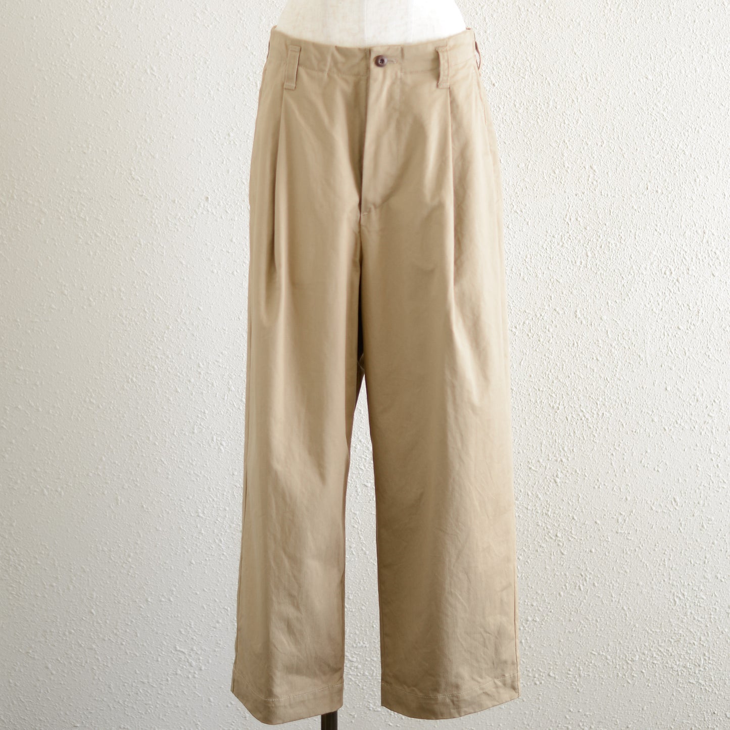 Cotton Tapered Chino Pants, Kahki Beige