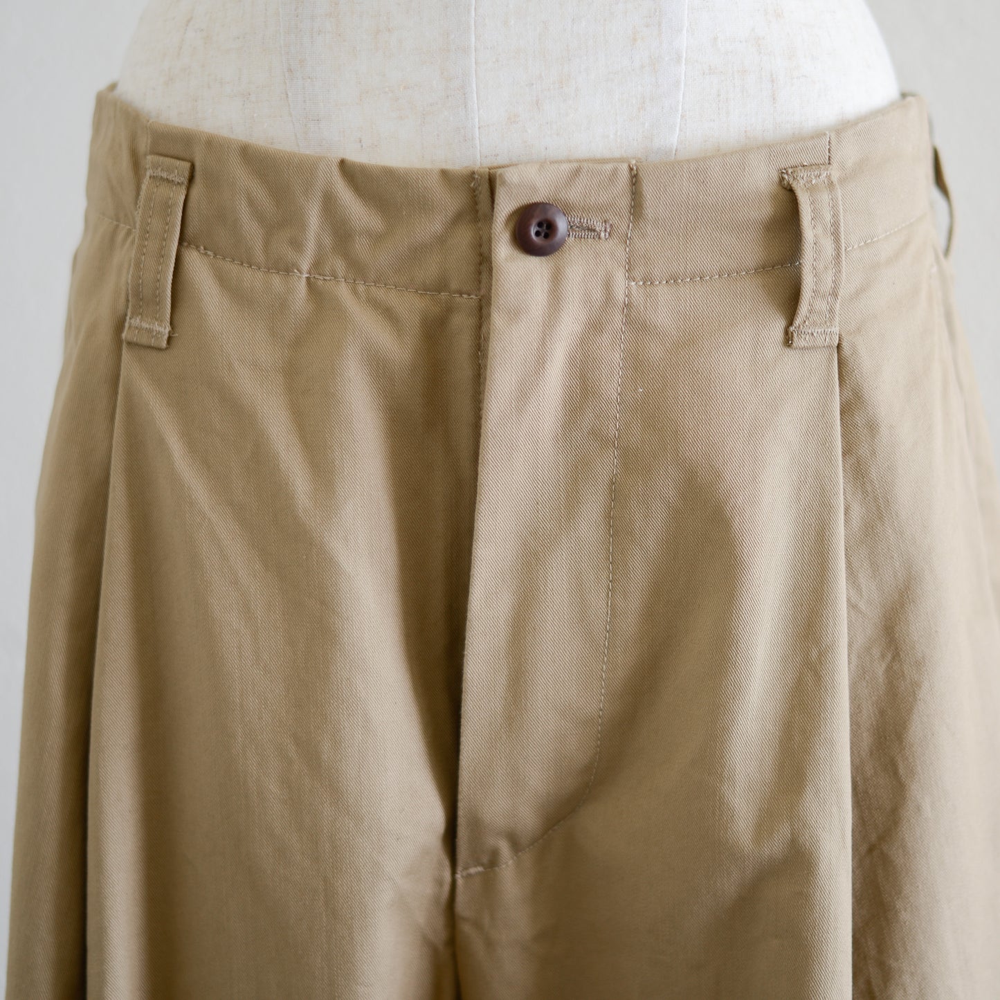 Cotton Tapered Chino Pants, Kahki Beige