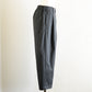 Cotton tapered chino pants in Charcoal Gray