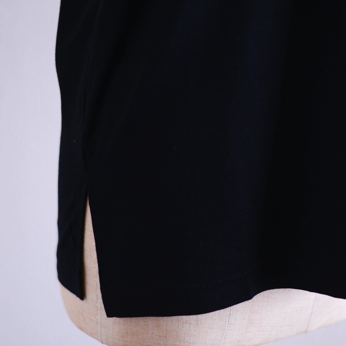 レーヨンオーガニックコットンTシャツ Black