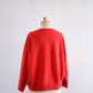 Wool Cashmere 2-Way Cardigan Red