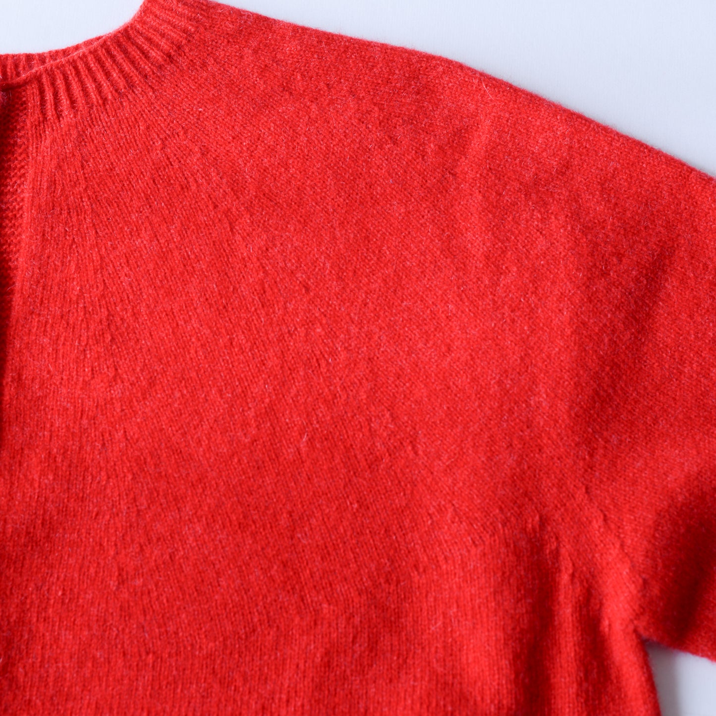 Wool Cashmere 2-Way Cardigan Red