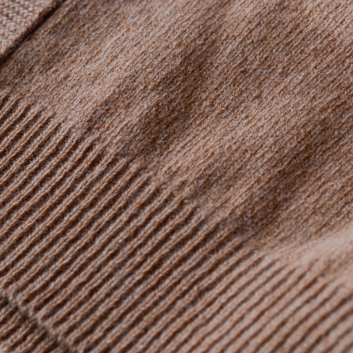 울 캐시미어 2웨이 가디건 Camel