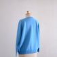 Wool and cashmere two-way cardigan in blue