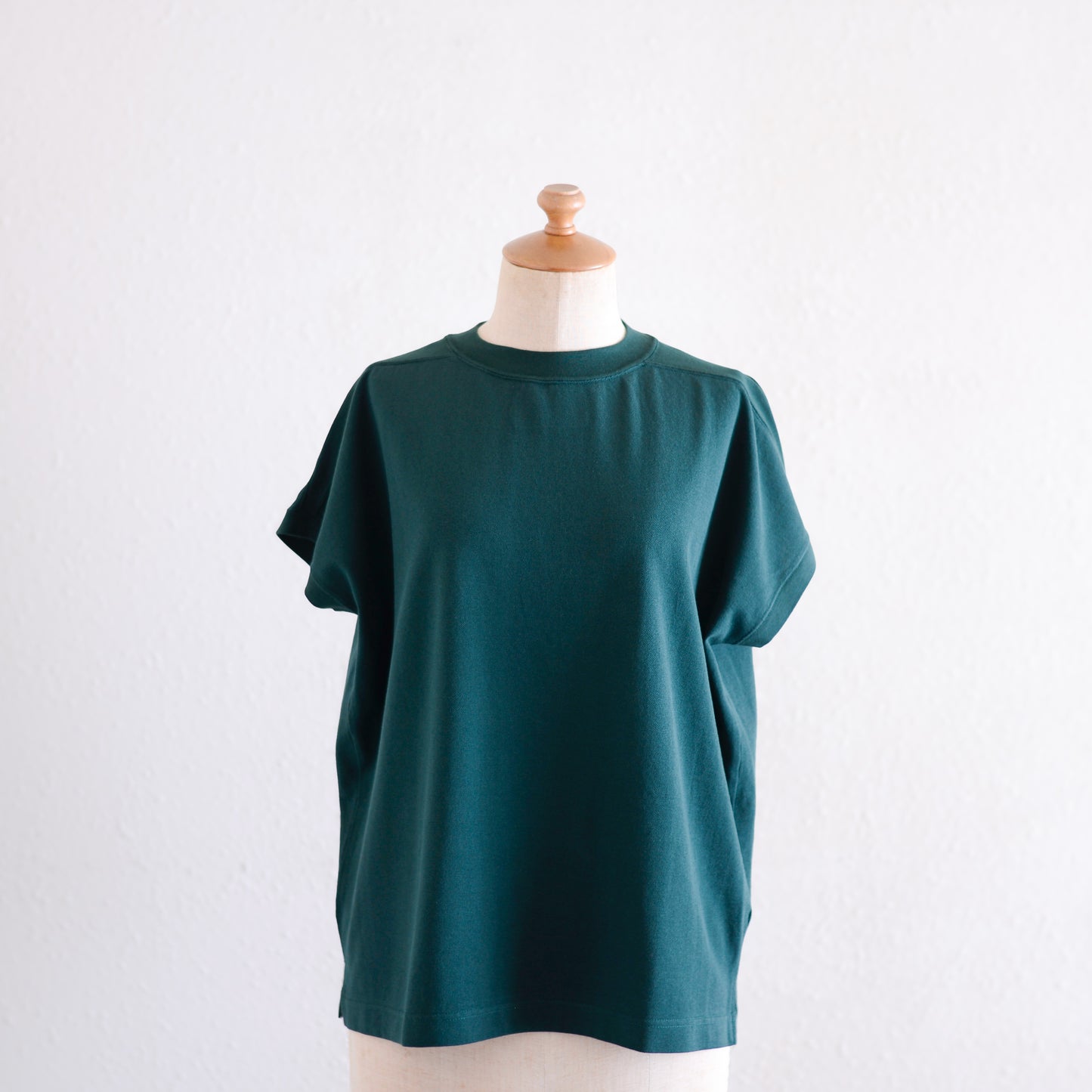 コットン鹿子フレンプルオーバー Dark Green