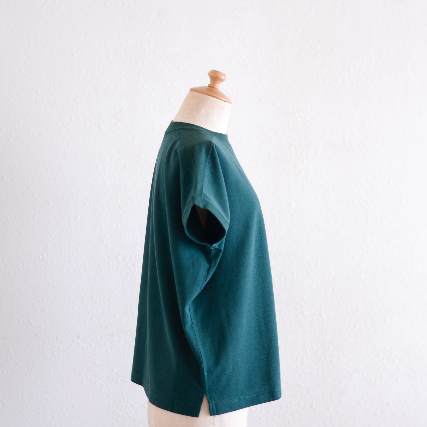 コットン鹿子フレンプルオーバー Dark Green