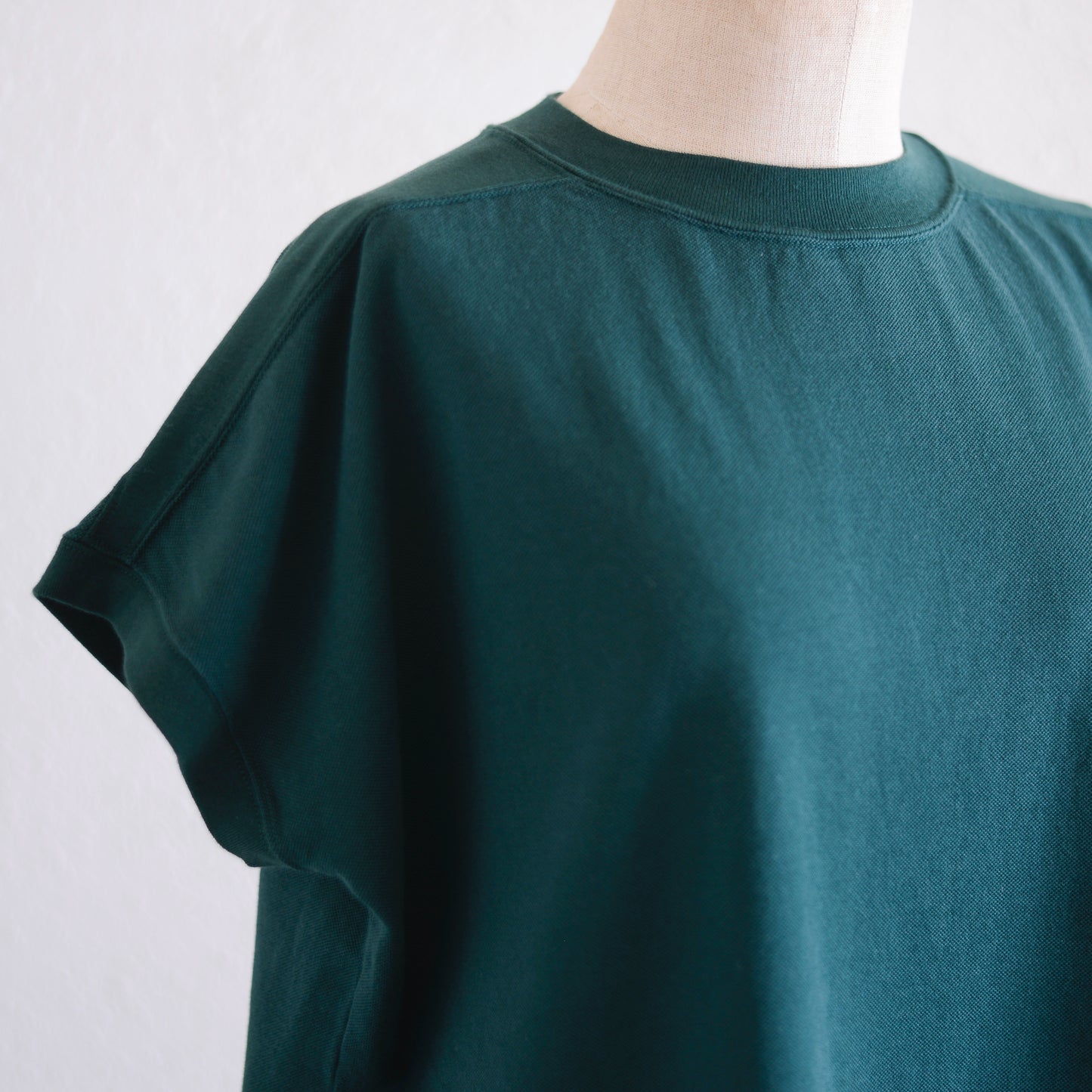 コットン鹿子フレンプルオーバー Dark Green
