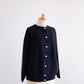 Wool Cashmere 2-Way Cardigan Black