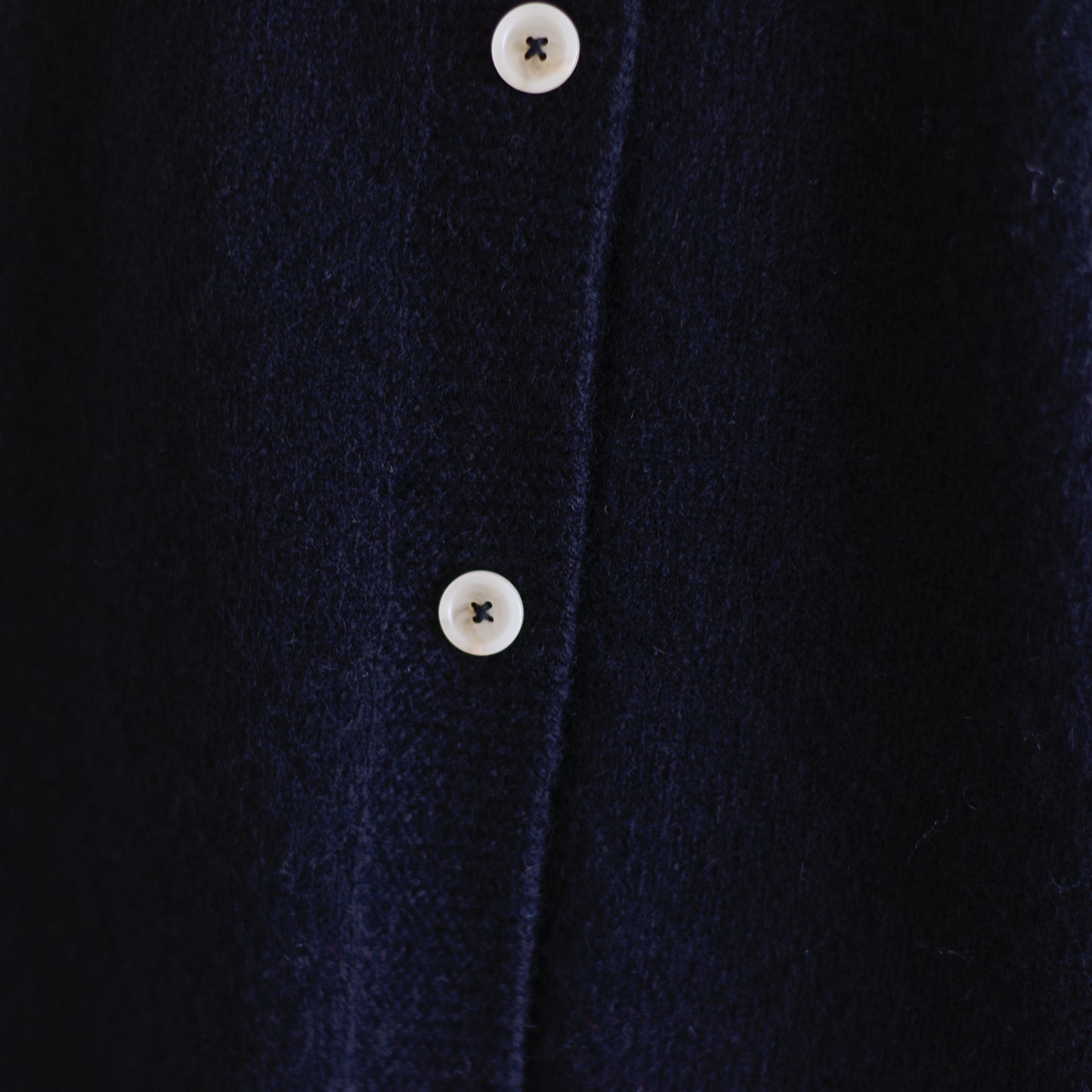 Wool Cashmere 2-Way Cardigan Black