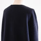 Wool Cashmere 2-Way Cardigan Black