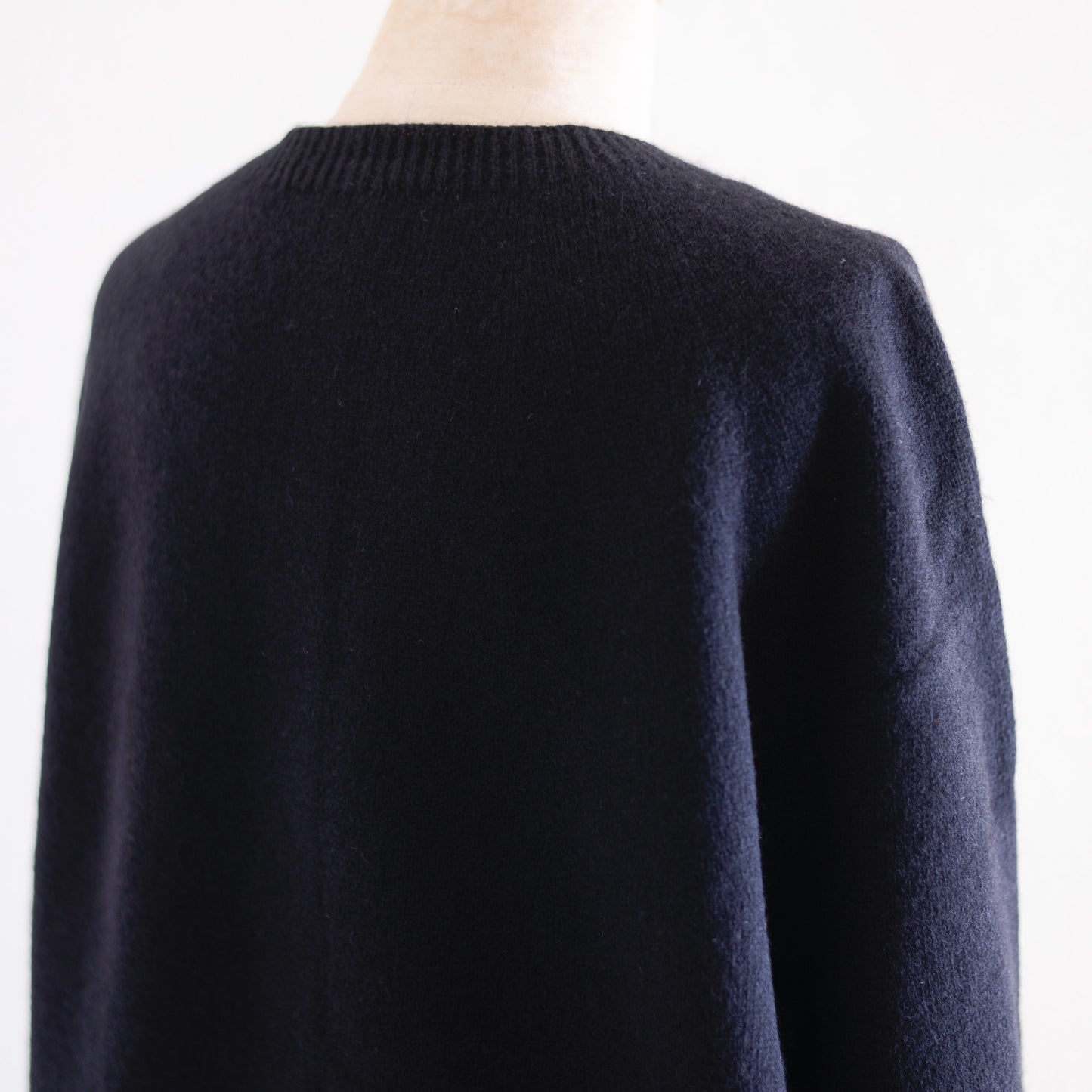 Wool Cashmere 2-Way Cardigan Black