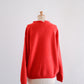 Wool and cashmere high-neck sweater in Red