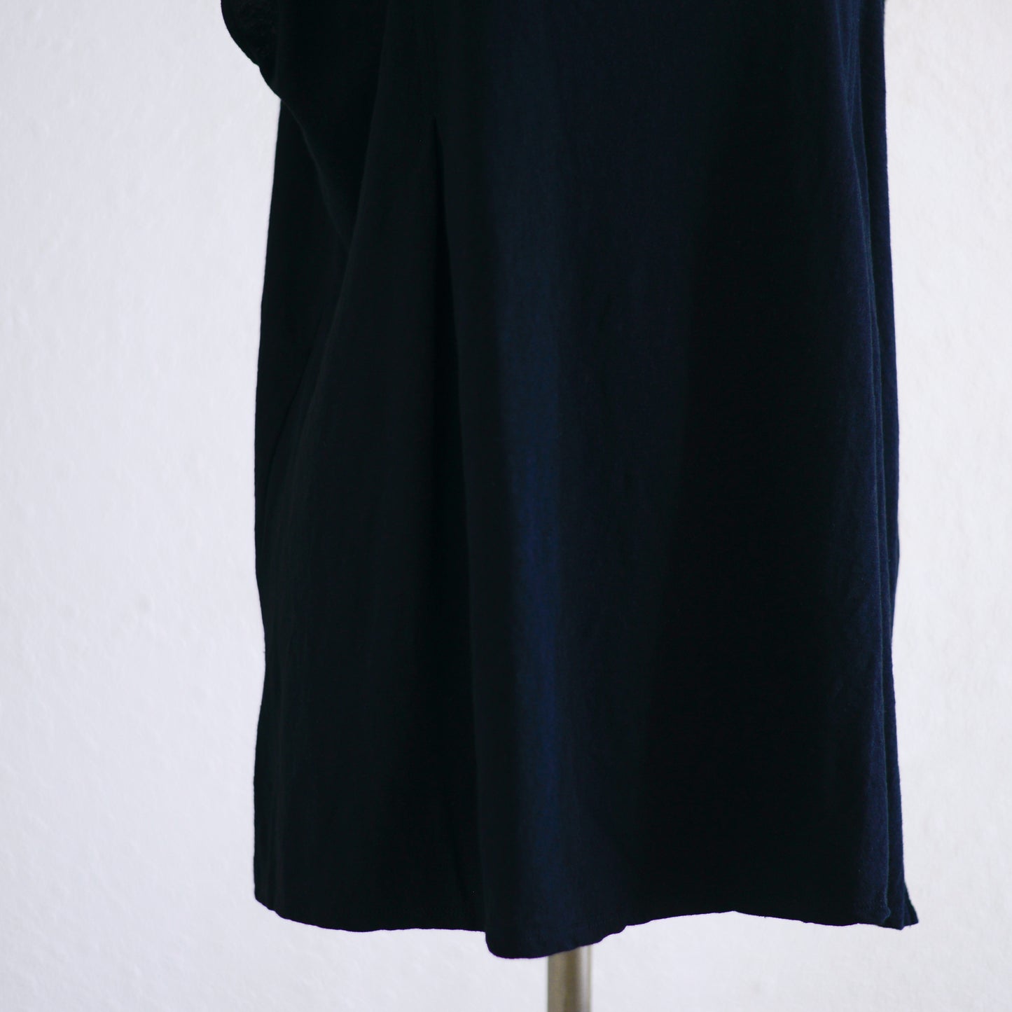 コットンリネンバックリボンプルオーバー Black