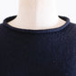 Wool and cashmere high-neck sweater in Black