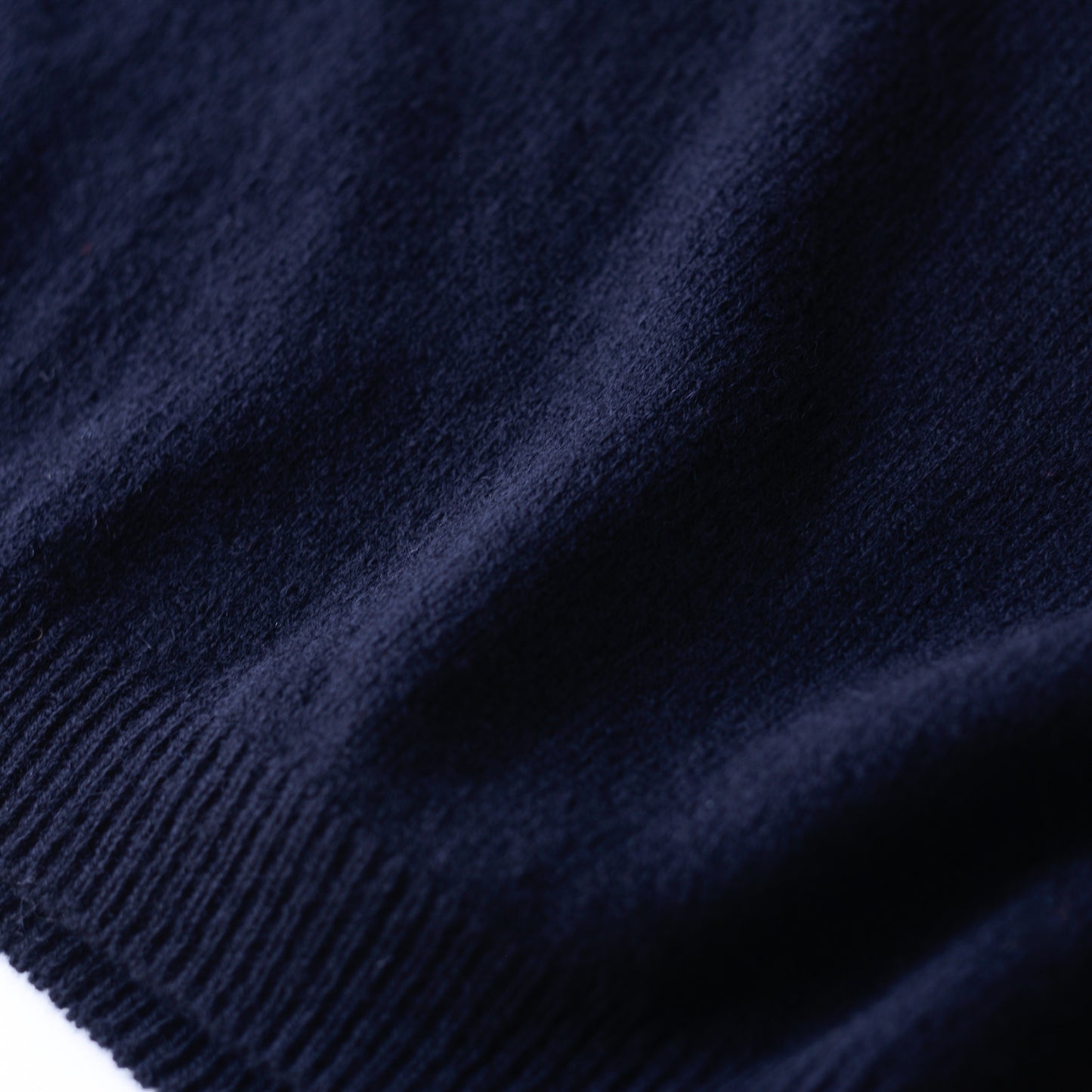 Wool and cashmere high-neck sweater in Black