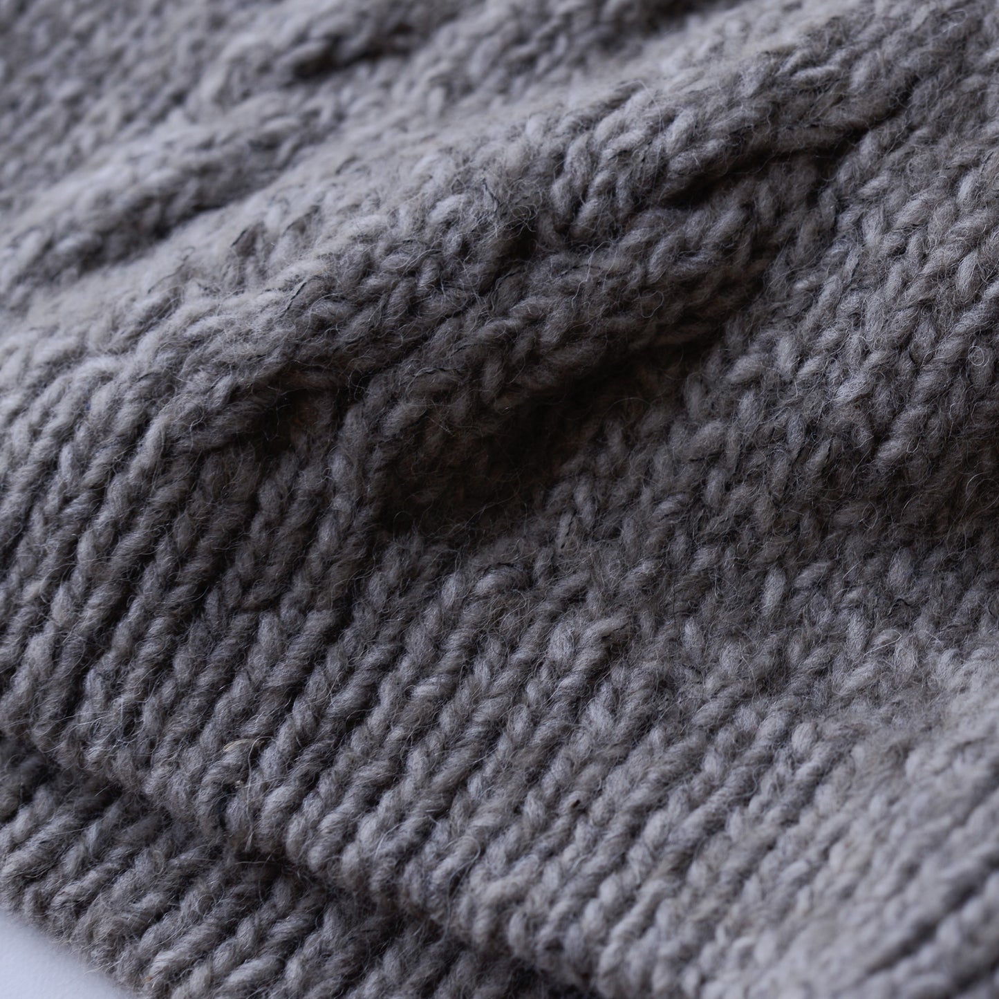 Baby Alpaca Cable Vest Brown