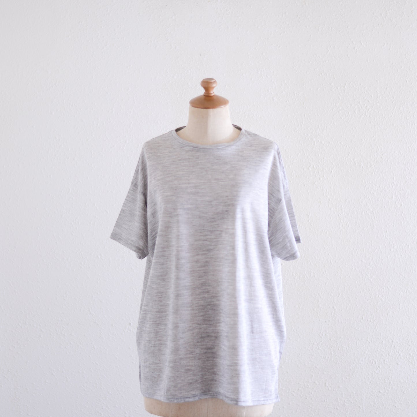 ラミーショートスリーブTシャツ Gray