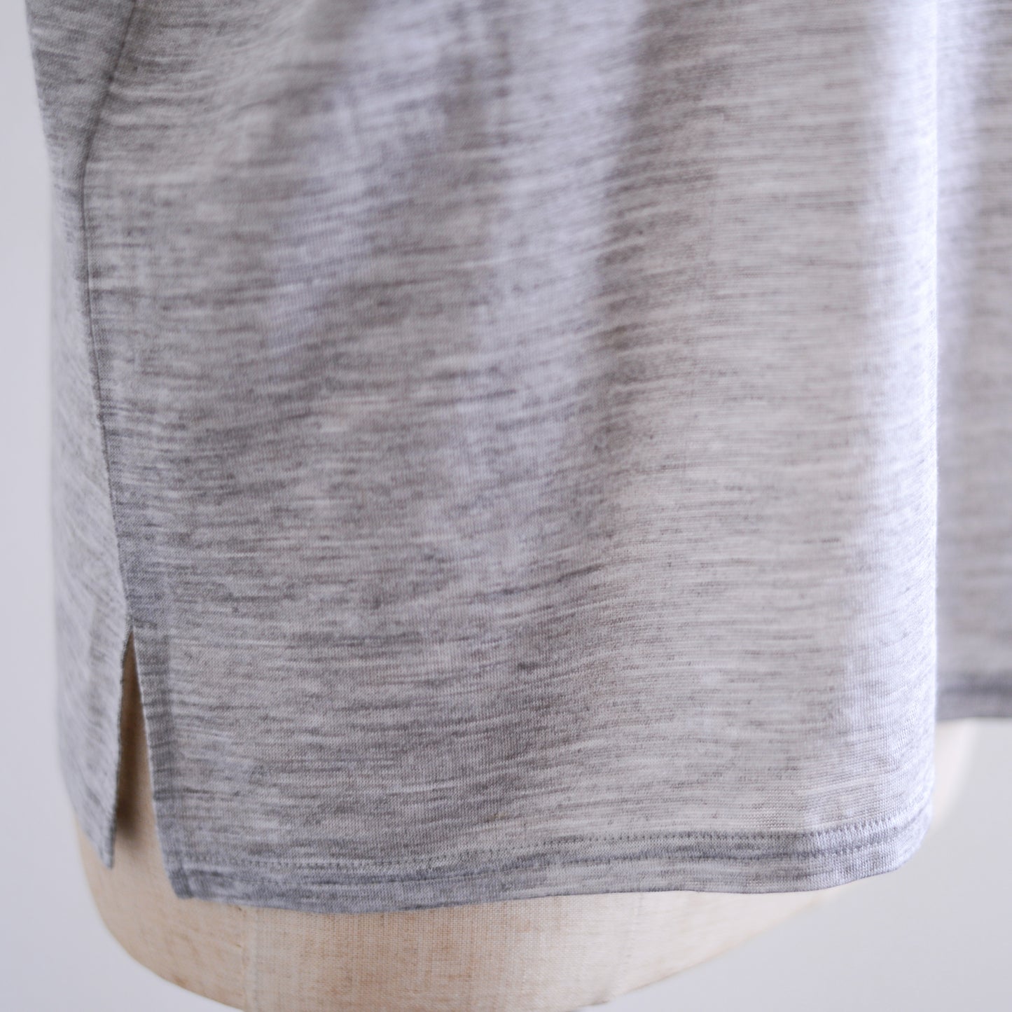 ラミーショートスリーブTシャツ Gray