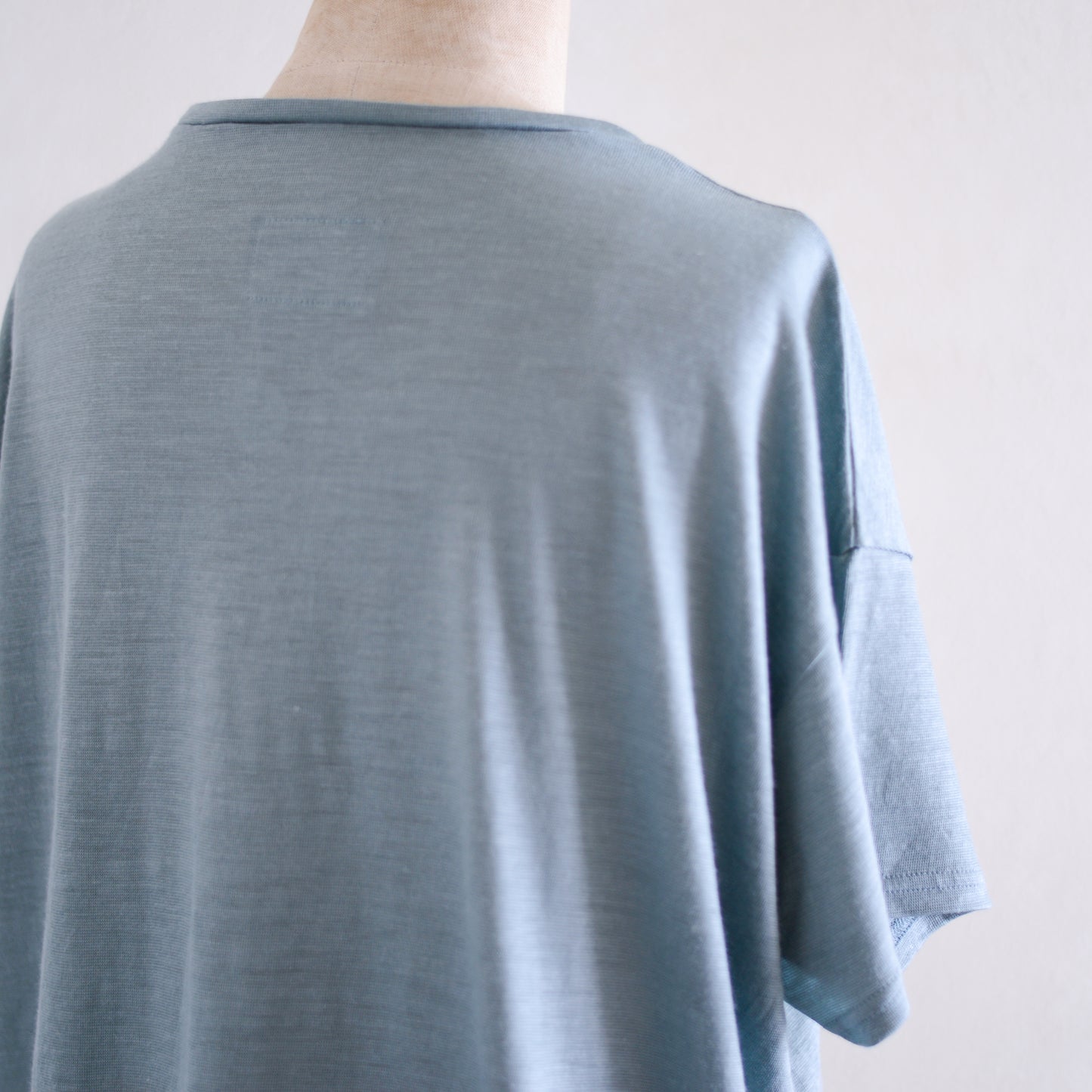 ラミーショートスリーブTシャツ Smoke Blue