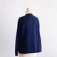 Navy wool cardigan