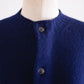 Navy wool cardigan