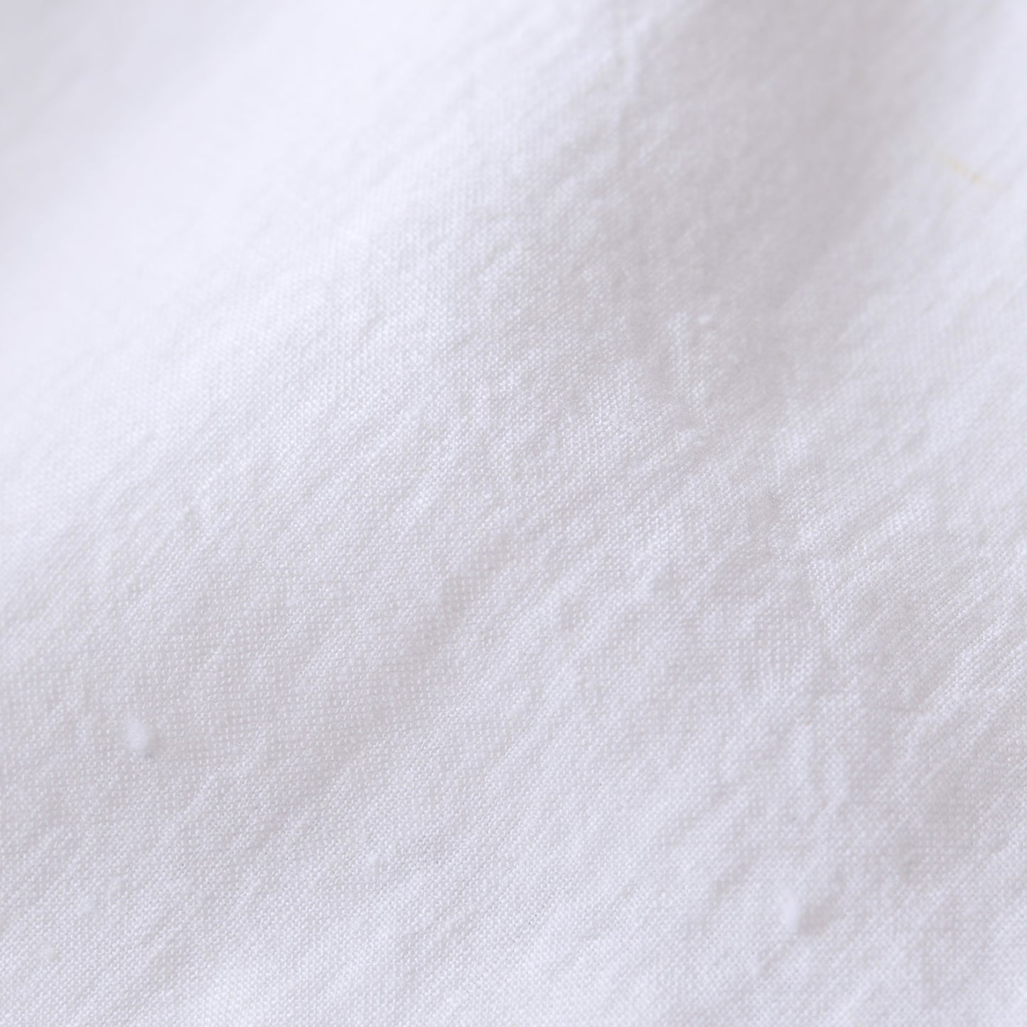 リネンラッフルショートスリーブブラウス  Off White
