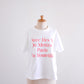 コットンプリントTシャツ Red