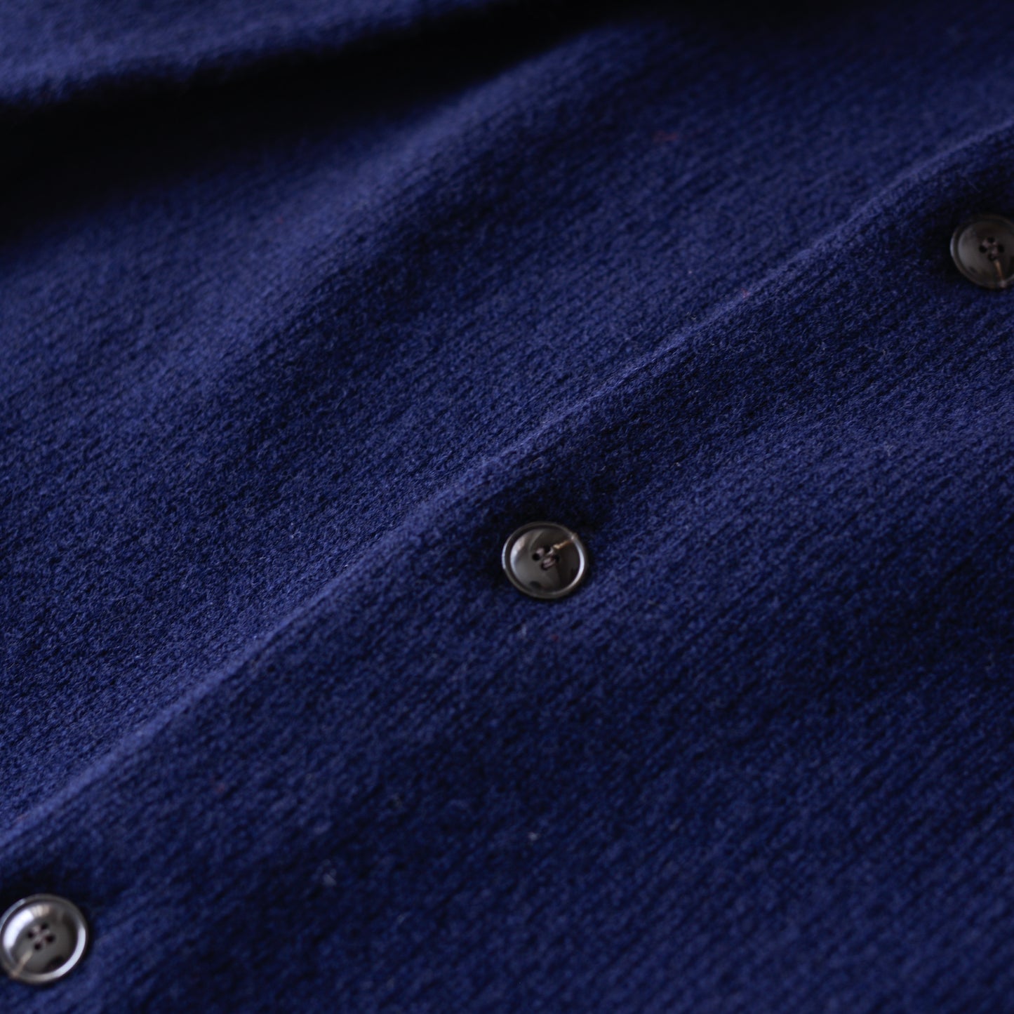 Navy wool cardigan