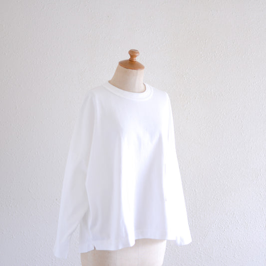 Cotton Drop Shoulder Pocket T-Shirt Off White