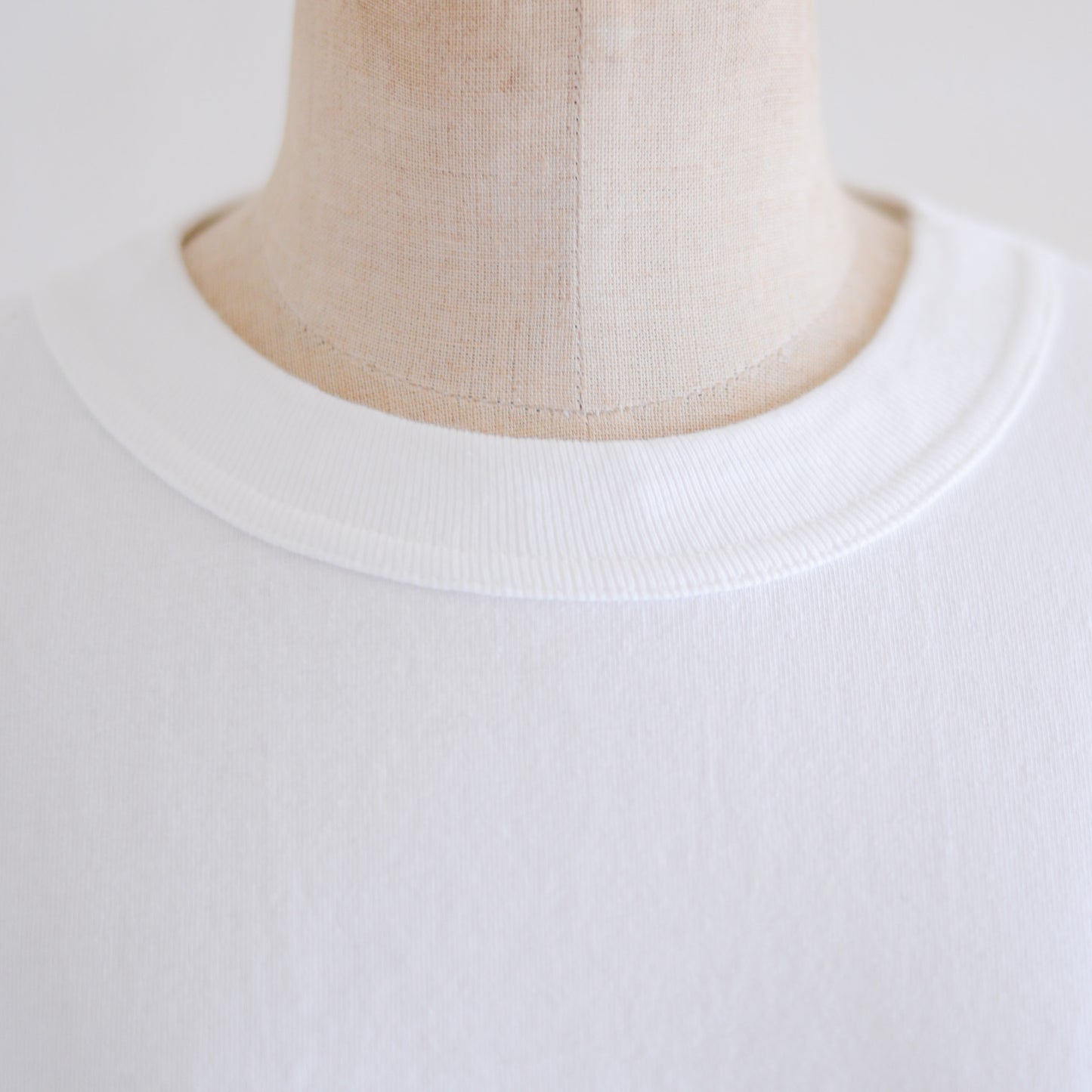 Cotton Drop Shoulder Pocket T-Shirt Off White