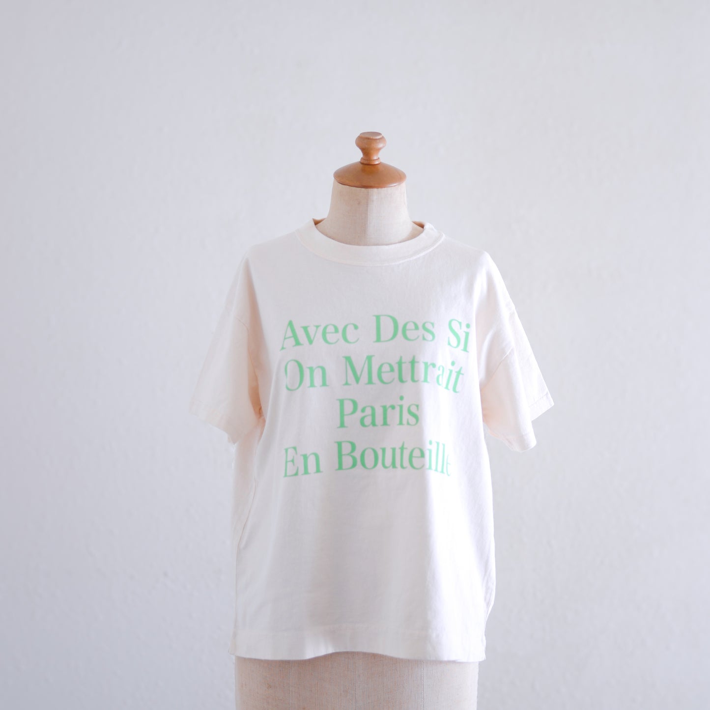 コットンプリントTシャツ Green