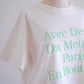 コットンプリントTシャツ Green