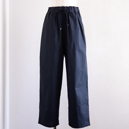 Cotton Drawstring Pants Black