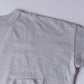 코튼 드롭 숄더 포켓 T셔츠 Gray