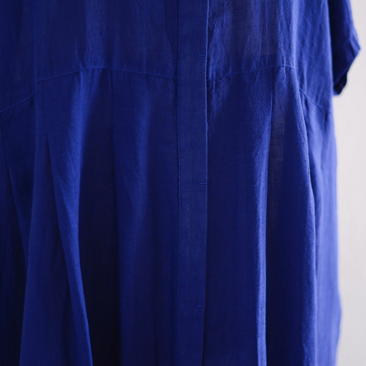 リネンプリーツワンピース Navy
