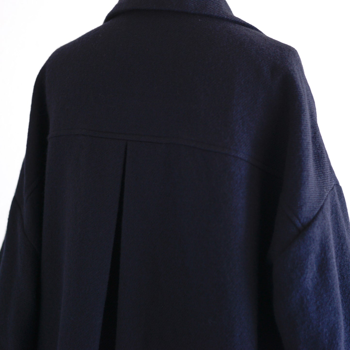 Soft Wool Long Coat Black