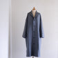 Soft wool long coat Gray