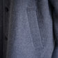 Soft wool long coat Gray