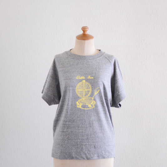Cotton Raglan French T-shirt Gray