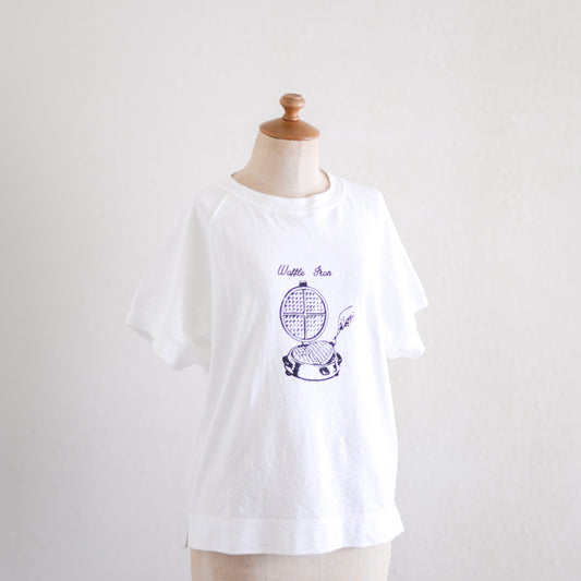 Cotton Raglan French T-shirt Off White