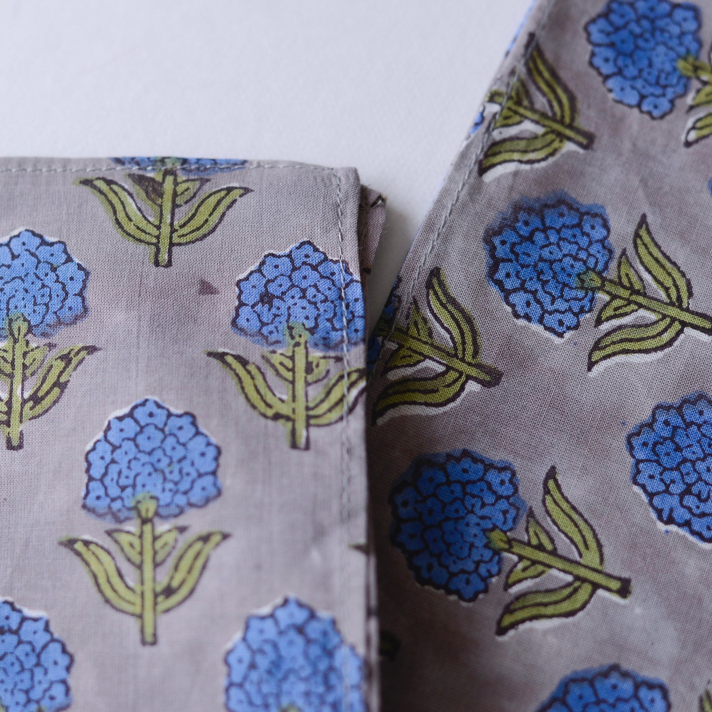 Cotton Handkerchief - Hydrangea