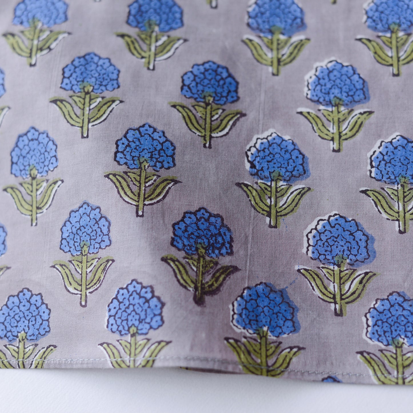 Cotton Handkerchief - Hydrangea