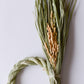 Straw rice ear decoration with roots, small
