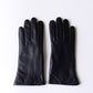 Cashmere-lined leather gloves in Black