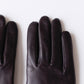 Cashmere-lined leather gloves, Brown