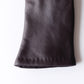 Cashmere-lined leather gloves, Brown