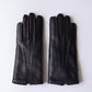 Cashmere-lined deerskin gloves in Black