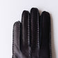 Cashmere-lined deerskin gloves in Black