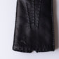 Cashmere-lined deerskin gloves in Black